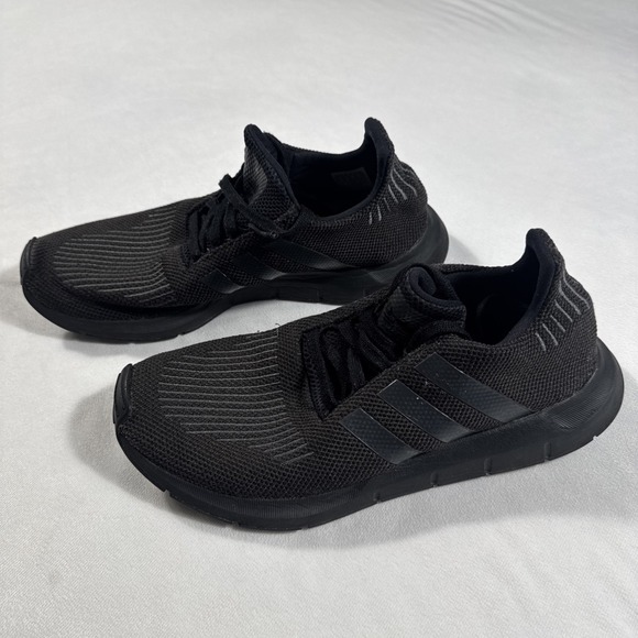 ADIDAS ORTHOLITE Originals Swift Run Men Black Tennis Slip On Shoes US 9.5 - Picture 1 of 12